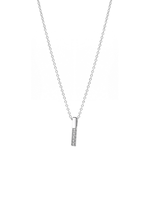 ARDEN Shiny Bar Sterling Silver Necklace