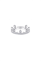 CHARLOTTE Princess Crown MNML LUXE Ring - Minimalist Lab