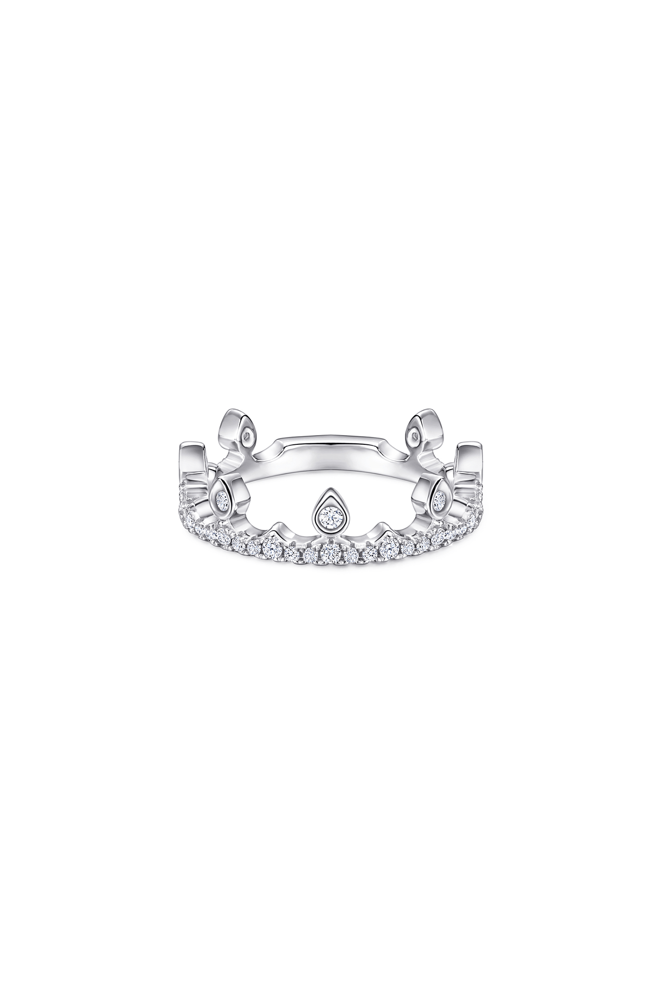 CHARLOTTE Princess Crown MNML LUXE Ring - Minimalist Lab
