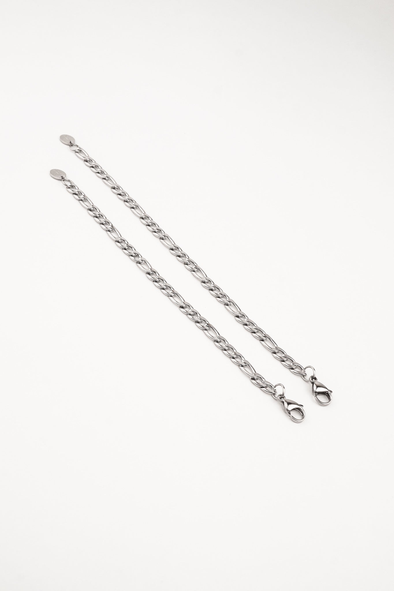 hypoallergenic stainless steel Figaro bracelet