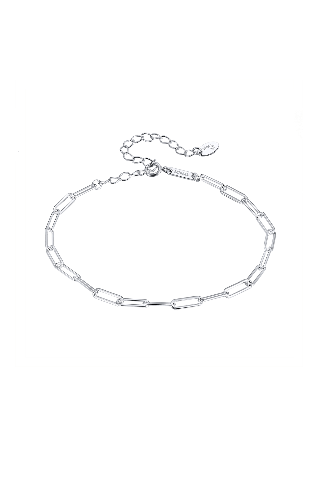 PAPERCLIP Link Sterling Silver Bracelet - Minimalist Lab
