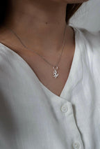 ALTHEA Unicorn Sterling Silver Necklace - Minimalist Lab