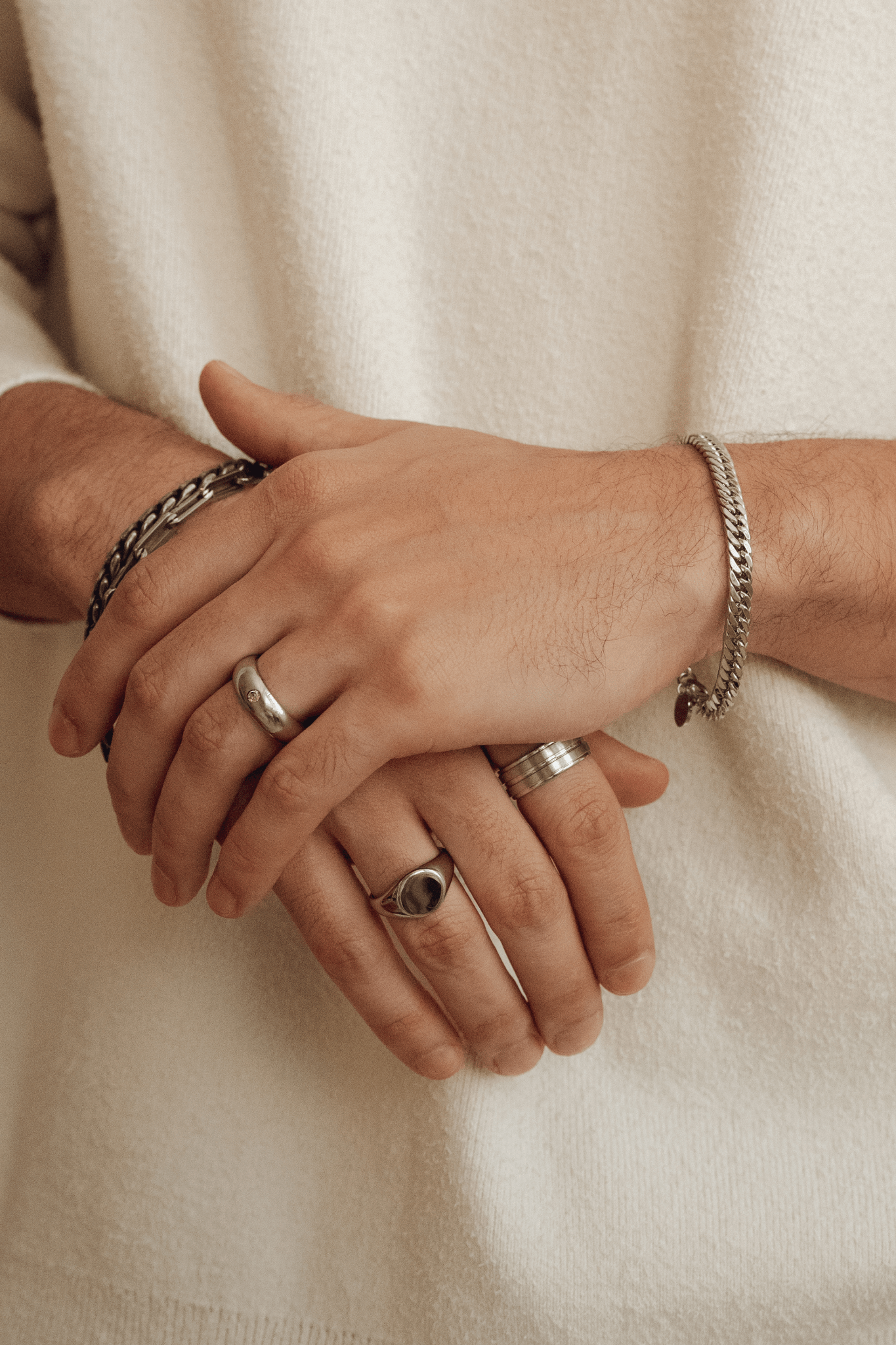 Rae Eternal Diamond Ring worn on hand, minimalist dome band ring Malaysia lifestyle