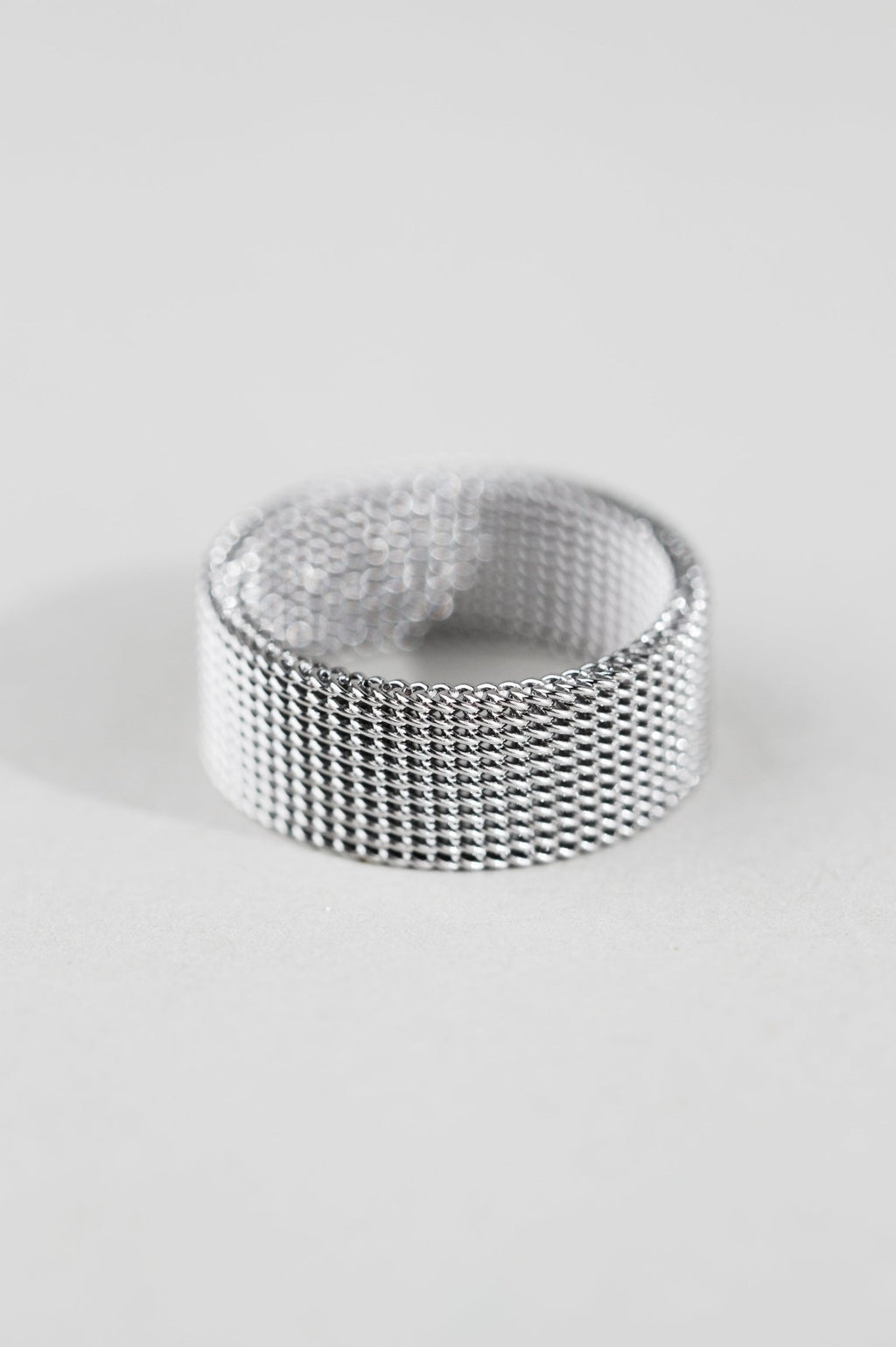 silver chain ring unisex - Minimalist Lab