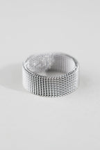 silver chain ring unisex - Minimalist Lab